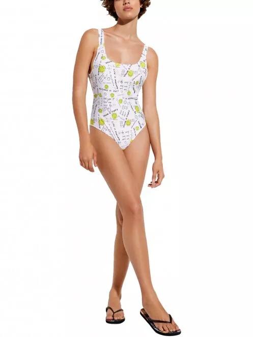 Desigual Swim Cortazar női fürdőruha fehér színben 4