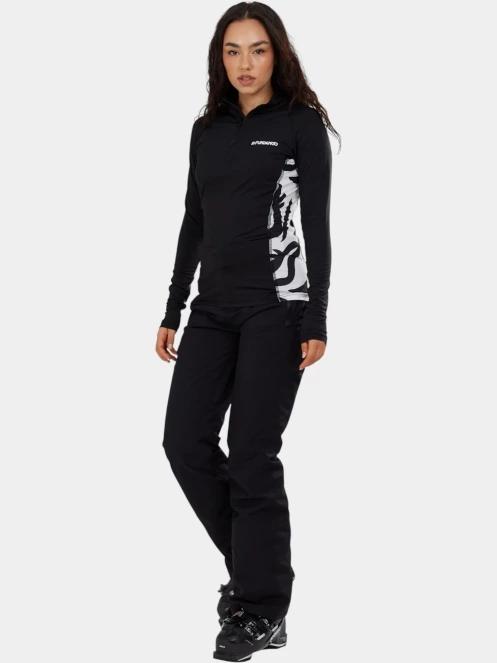 Fundango Yade II Baselayer Top női aláöltöző felső fekete színben 4