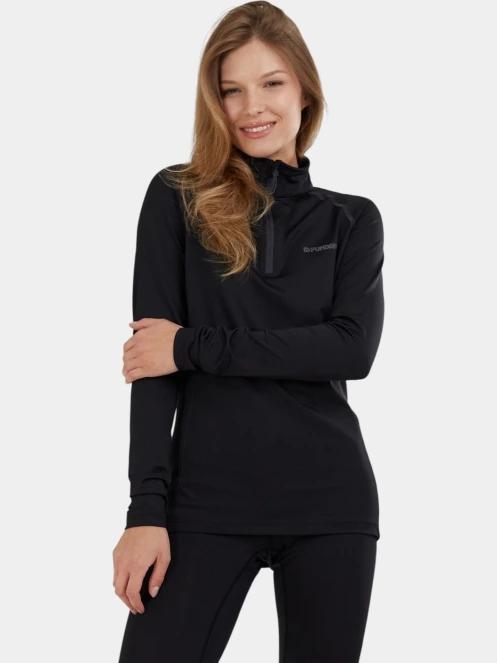 Fundango Yade Thermo II Baselayer Top női aláöltöző felső fekete színben 2