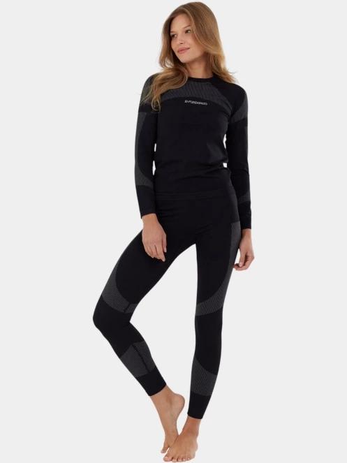 Fundango Seamless Baselayer Set női aláöltöző szett fekete színben 5
