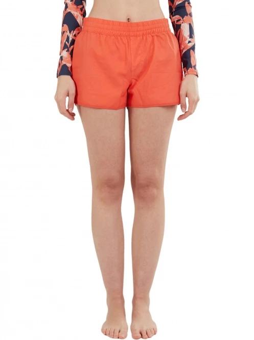 Fundango Elderberry Boardshort női beach short piros színben 2