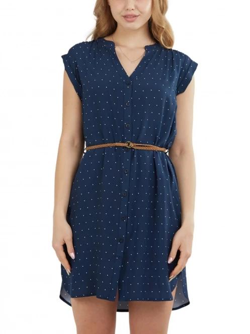 Fundango Mona Dress női ruha sötétkék színben 2