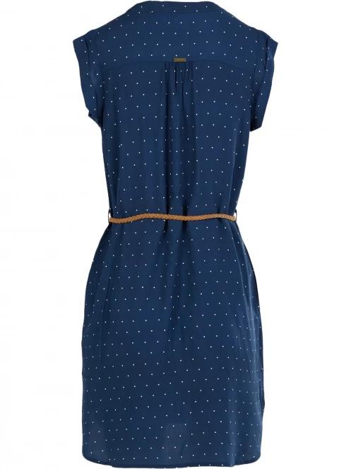 Fundango Mona Dress női ruha sötétkék színben 8