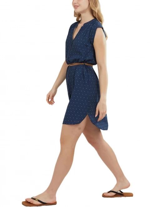 Fundango Mona Dress női ruha sötétkék színben 4
