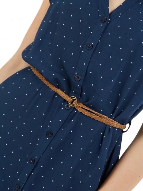 Fundango Mona Dress női ruha sötétkék színben 6