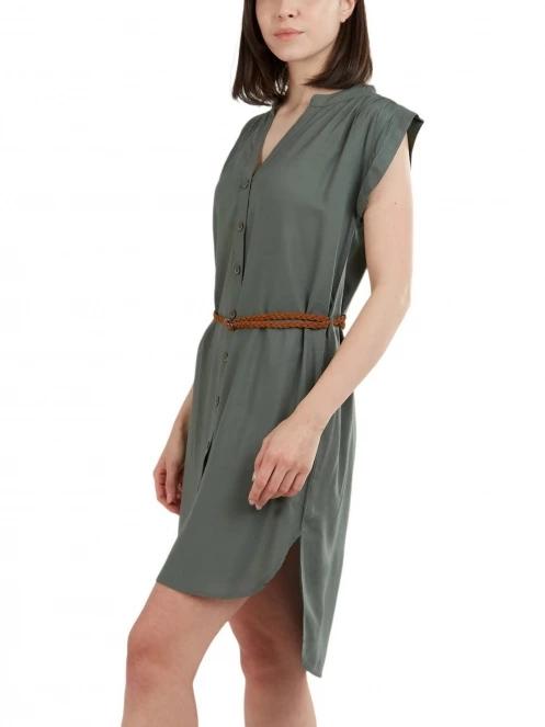 Fundango Mona Dress női ruha oliva színben 2