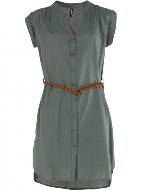 Fundango Mona Dress női ruha oliva színben 6