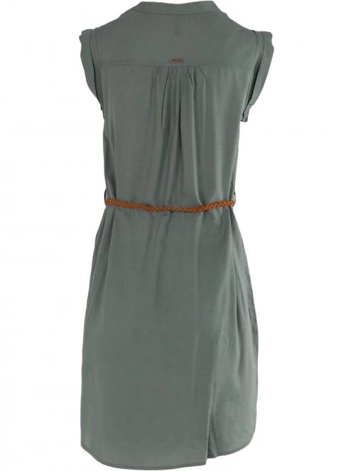 Fundango Mona Dress női ruha oliva színben 7