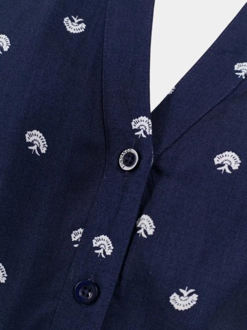 Fundango Mona Dress női ruha sötétkék színben 7