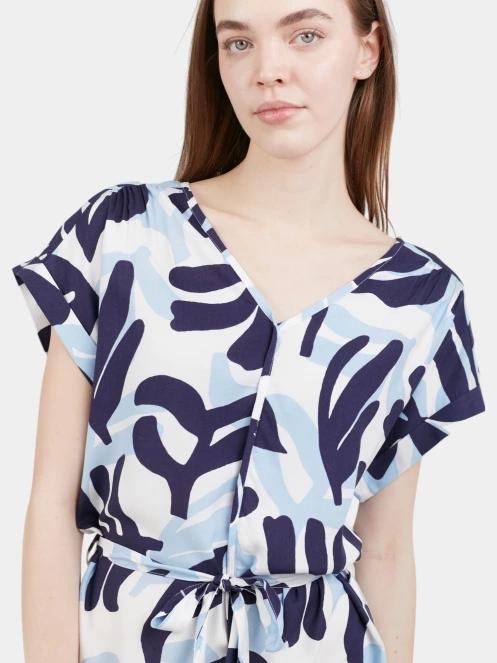 Fundango Palmetta Dress női ruha kék színben 6