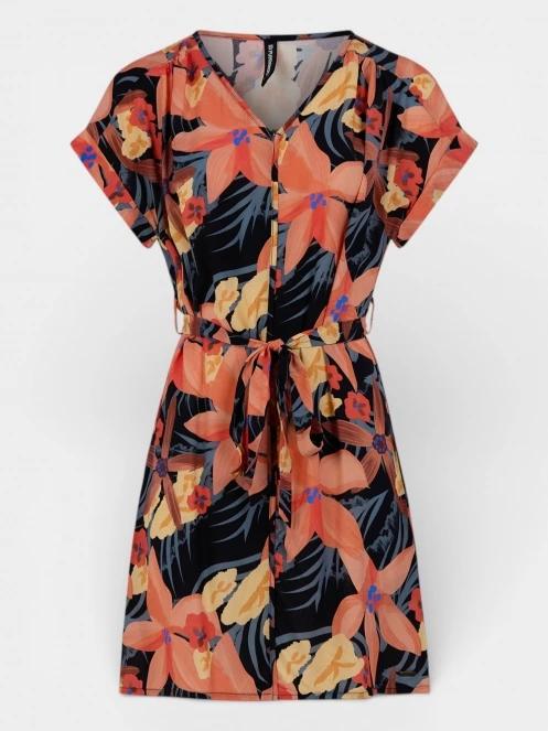 Fundango Palmetta Dress női ruha rózsaszín színben 7