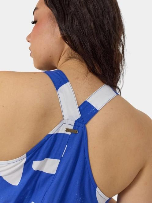 Fundango Penelope Dress női maxiruha kék színben 5