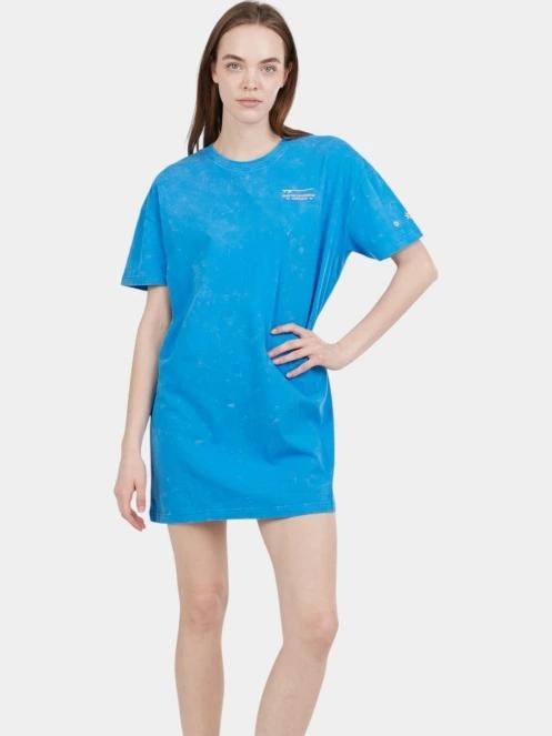 Fundango Swell Tee Dress női pólóruha kék színben 2