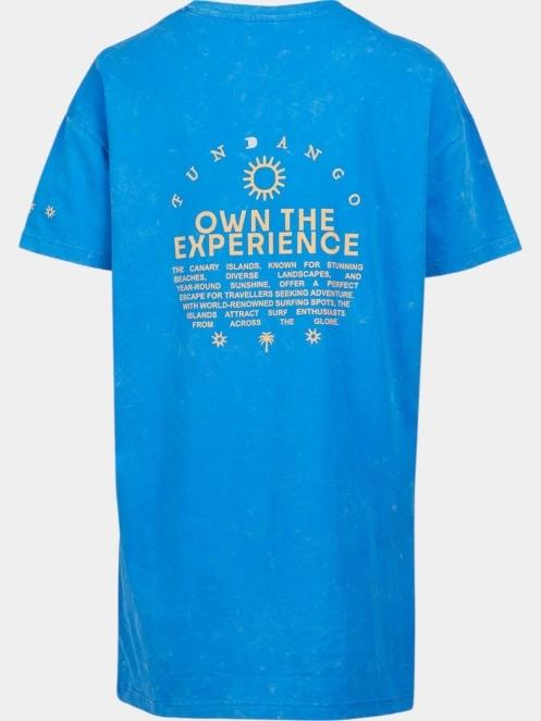 Fundango Swell Tee Dress női pólóruha kék színben 8