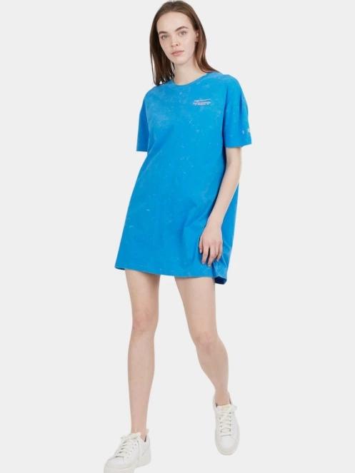 Fundango Swell Tee Dress női pólóruha kék színben 4