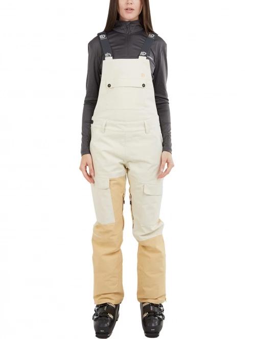 Fundango Sakura Bib Pants női sínadrág sárga színben 2