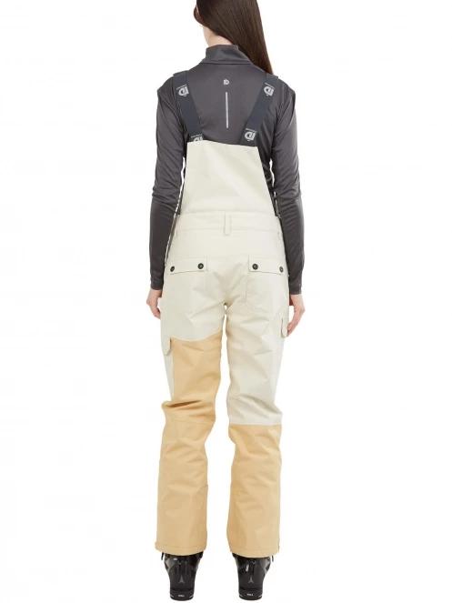 Fundango Sakura Bib Pants női sínadrág sárga színben 3