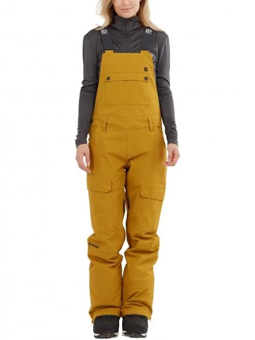 Fundango Sakura Bib Pants női sínadrág barna színben 2