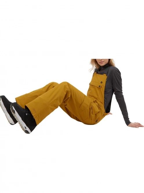 Fundango Sakura Bib Pants női sínadrág barna színben 6