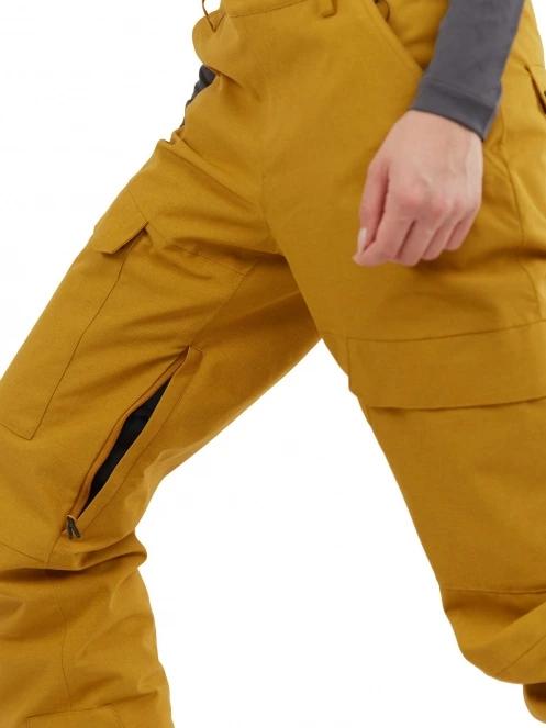 Fundango Sakura Bib Pants női sínadrág barna színben 8