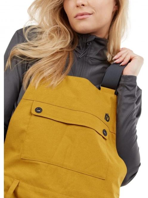 Fundango Sakura Bib Pants női sínadrág barna színben 9