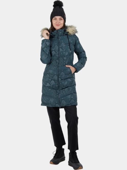 Fundango Puppis Padded Jacket női télikabát zöld színben 4