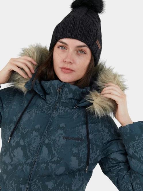 Fundango Puppis Padded Jacket női télikabát zöld színben 5