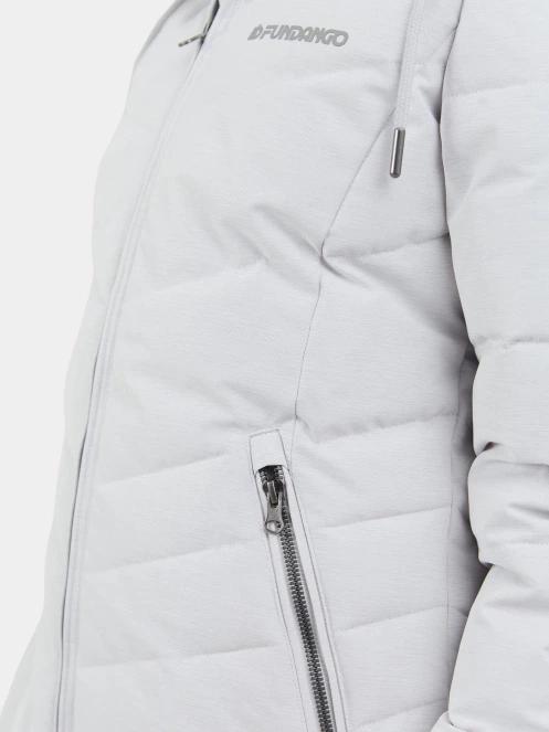 Fundango Puppis Padded Jacket női télikabát fehér színben 7
