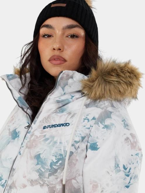 Fundango Puppis Padded Jacket női télikabát multikolor színben 6