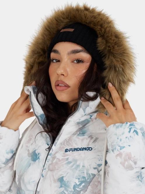 Fundango Puppis Padded Jacket női télikabát multikolor színben 7