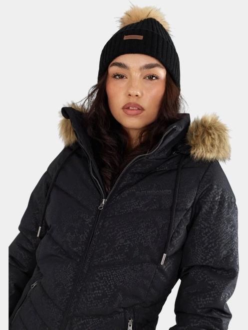 Fundango Puppis Padded Jacket női télikabát fekete színben 5