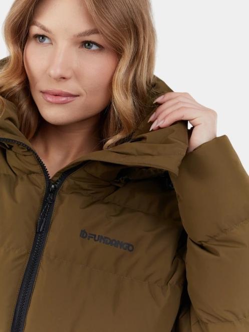 Fundango Amber Padded Jacket női átmeneti kabát oliva színben 6
