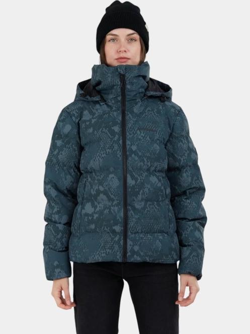 Fundango Amber Padded Jacket női steppelt átmeneti kabát zöld színben 2