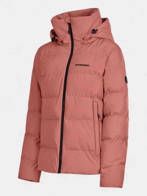 Fundango Amber Padded Jacket női steppelt átmeneti kabát rózsaszín színben 11