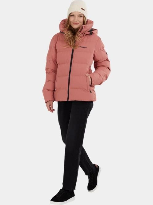 Fundango Amber Padded Jacket női steppelt átmeneti kabát rózsaszín színben 4