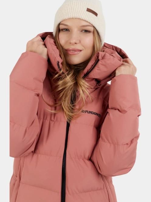 Fundango Amber Padded Jacket női steppelt átmeneti kabát rózsaszín színben 8