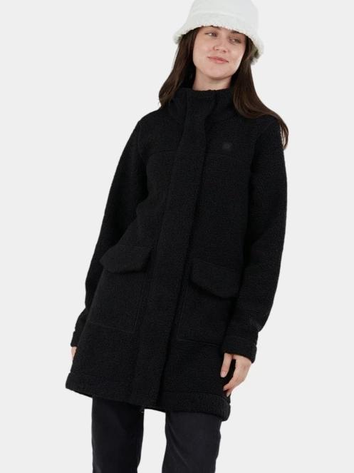Fundango Elle Fleece Jacket női átmeneti kabát fekete színben 2