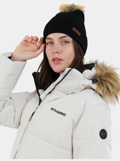 Fundango Meganne Padded Jacket női télikabát homok színben 5