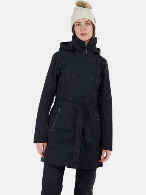 Fundango Charlotte Trenchcoat női esőkabát fekete színben 2