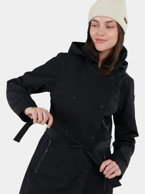 Fundango Charlotte Trenchcoat női esőkabát fekete színben 6