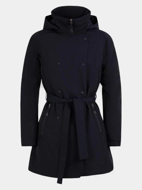 Fundango Charlotte Trenchcoat női ballonkabát sötétkék színben 8