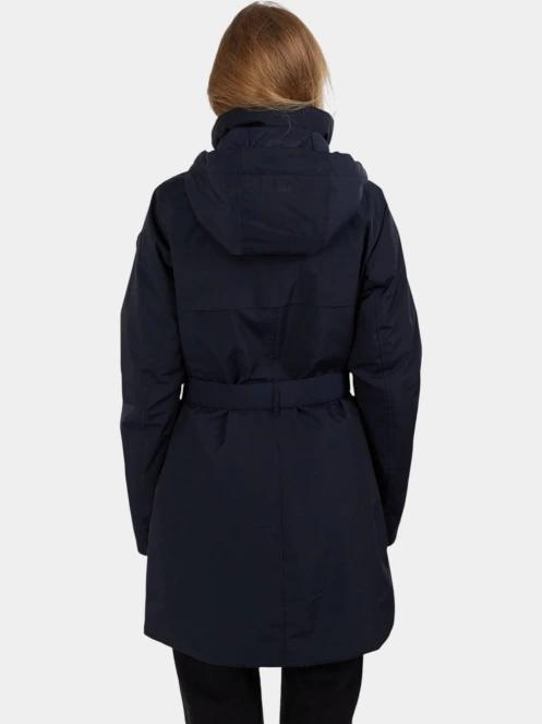 Fundango Charlotte Trenchcoat női ballonkabát sötétkék színben 3