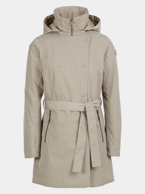 Fundango Charlotte Trenchcoat női ballonkabát homok színben 7