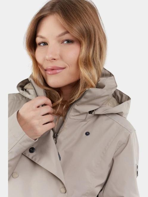 Fundango Charlotte Trenchcoat női ballonkabát homok színben 5
