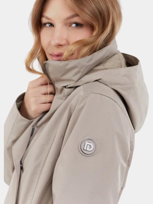 Fundango Charlotte Trenchcoat női ballonkabát homok színben 6