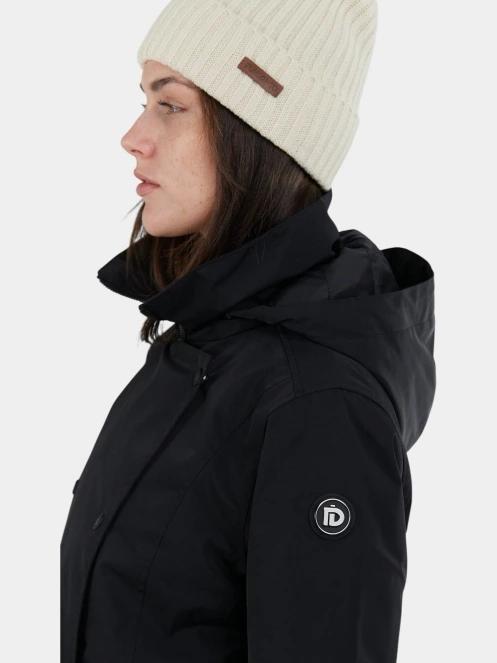 Fundango Charlotte Trenchcoat női ballonkabát fekete színben 7