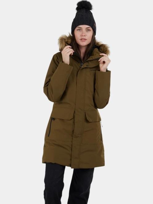 Fundango Georgina Parka Jacket női télikabát oliva színben 2