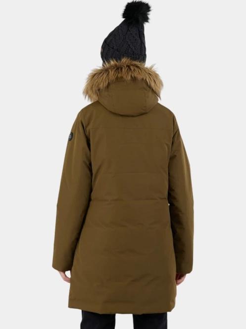 Fundango Georgina Parka Jacket női télikabát oliva színben 3