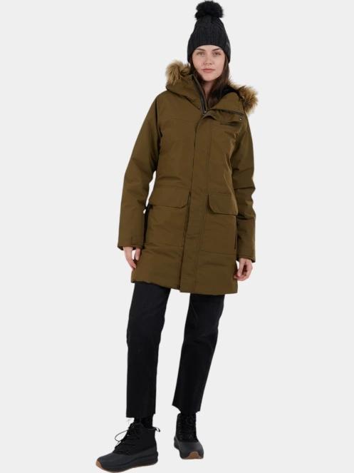 Fundango Georgina Parka Jacket női télikabát oliva színben 4