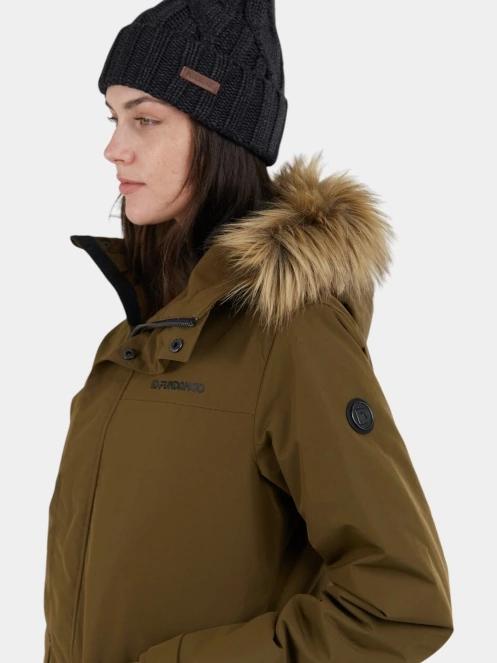 Fundango Georgina Parka Jacket női télikabát oliva színben 5